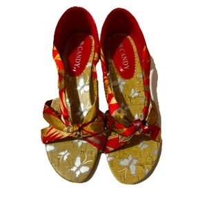 CANDY SUMMER SANDALS WOMEN IN SIZE 39-8 us also have size 6 and size 5